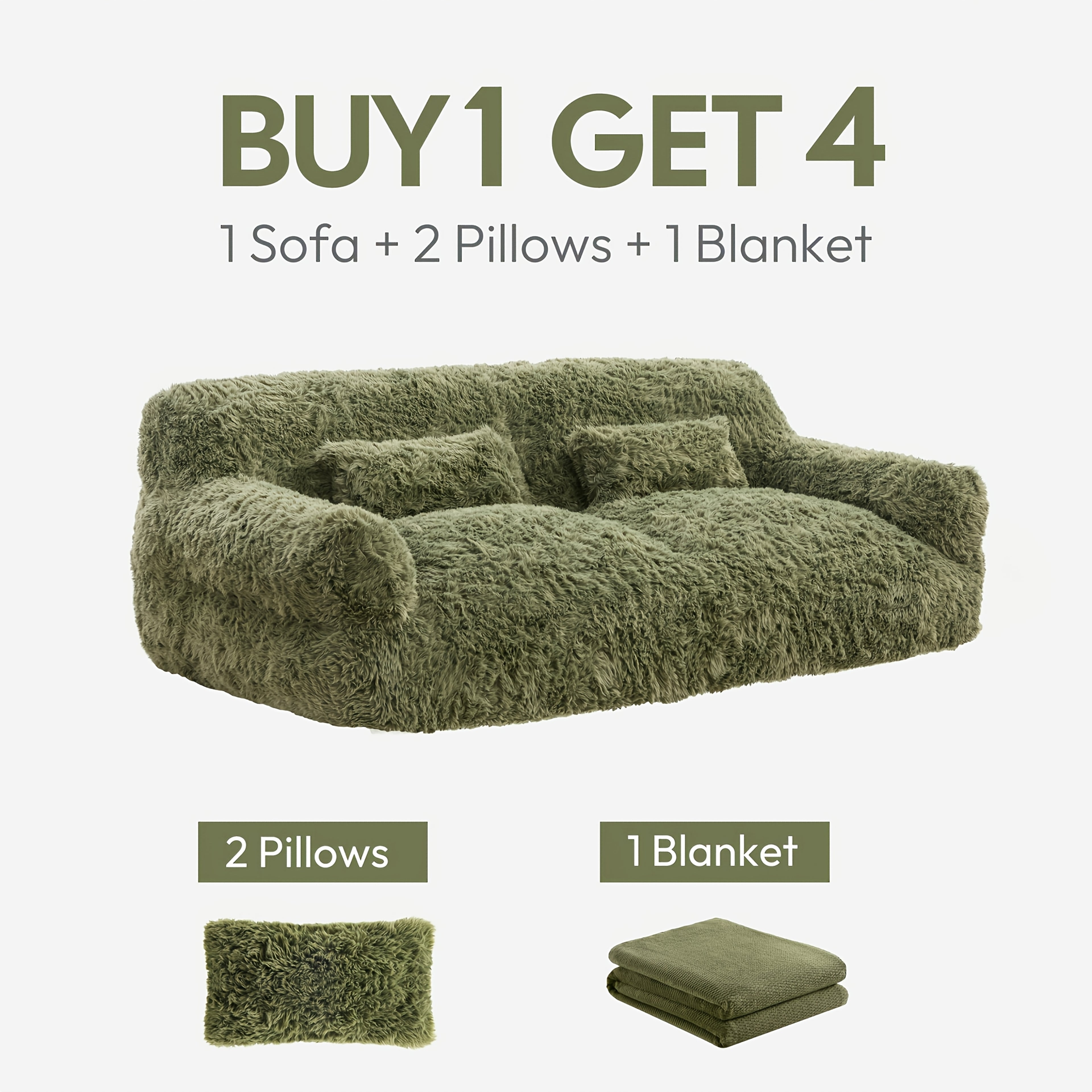 Comfortable Sofa Bed Featuring Two Pillows, a Soft Bean Bag Chair, Perfect for Relaxing in a Game Or Recreation Room