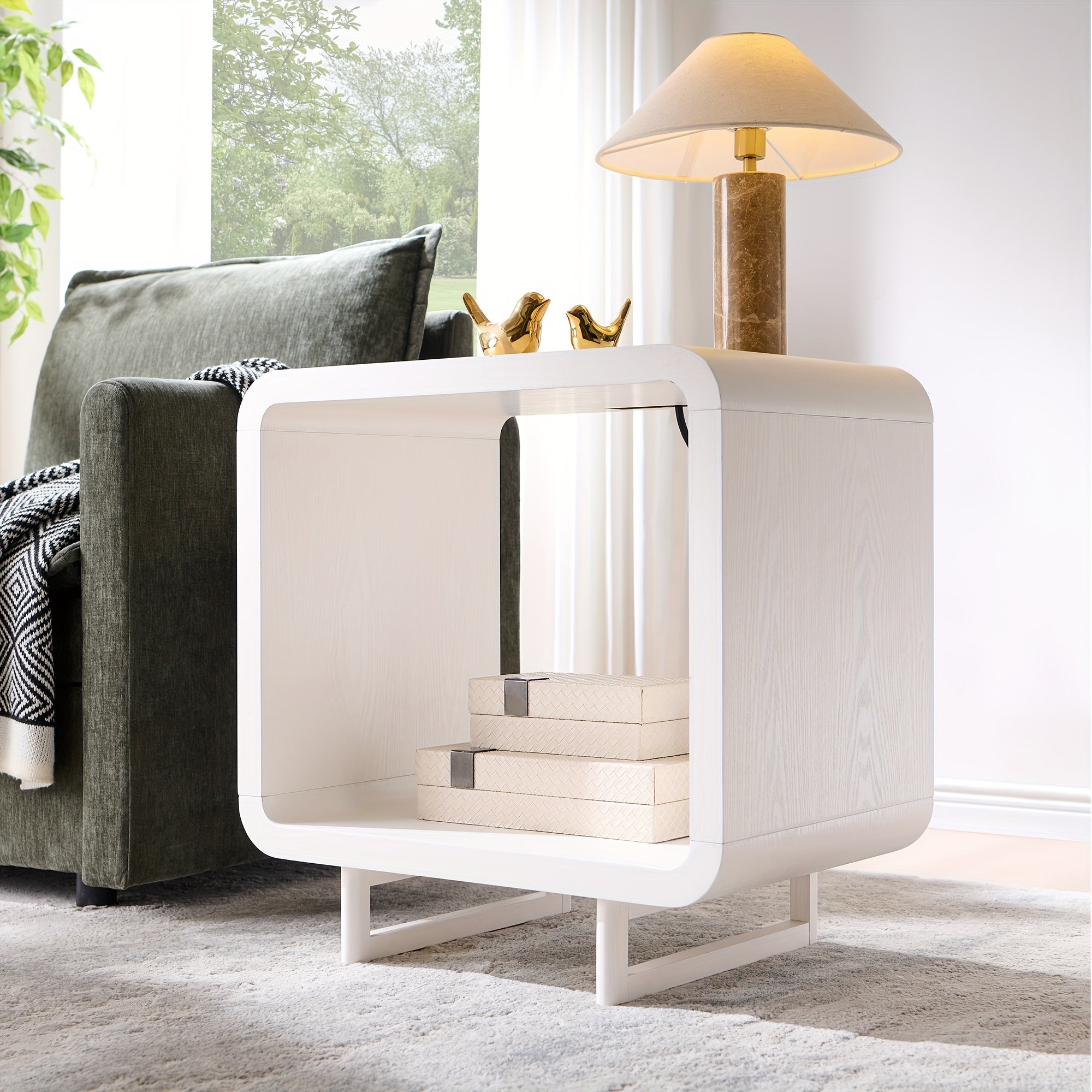 End Table with Charging Station, 23.6\